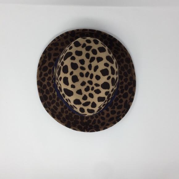 Lola Leopard Print Fedora Hat - Picture 4 of 7